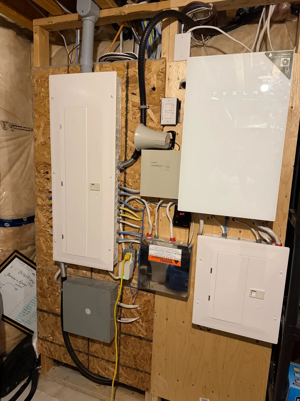 Tesla Gateway project by RAEM Electric Inc.